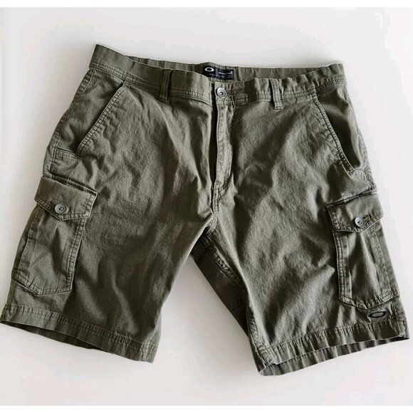 Cargo Shorts Men 38 Lot of 2 Eddie Bauer Oakley Cotton Pockets Outdoor Zip Fly - Picture 7 of 13